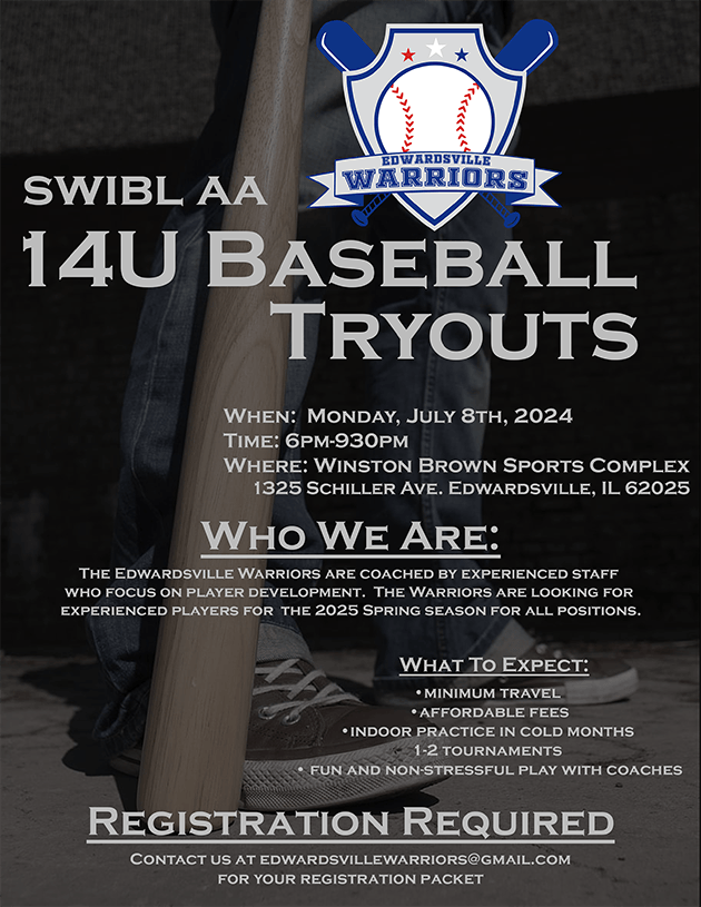 Edwardsville Warriors 14U Tryouts.png